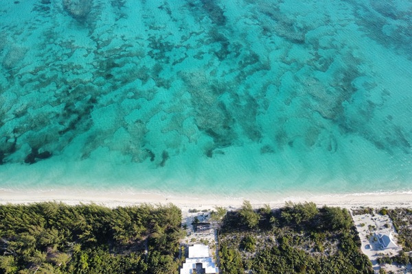 Aerial view of condo complex