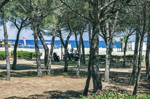 Accommodatie ligt op het strand