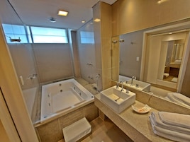 Hair dryer, towels