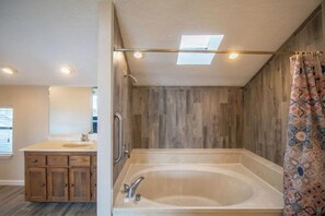 Two Bedroom Condo | Bathroom | Free toiletries, hair dryer - The Landing at Seven Coves (Willis)