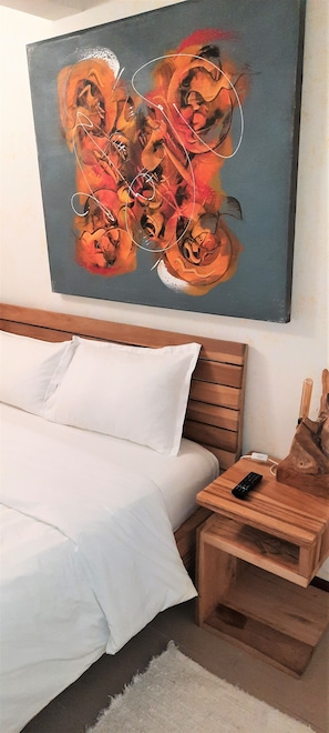 1 chambre, fer et planche Ă repasser, Wi-Fi gratuit, draps fournis