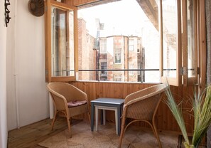 Blick von der Unterkunft