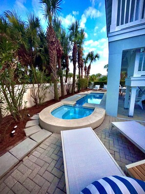 Outdoor pool, a heated pool - Punta VistaMare at Destin Pointe- Private Heated Pool (Destin)