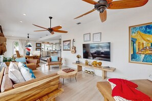 TV, streaming services, offices