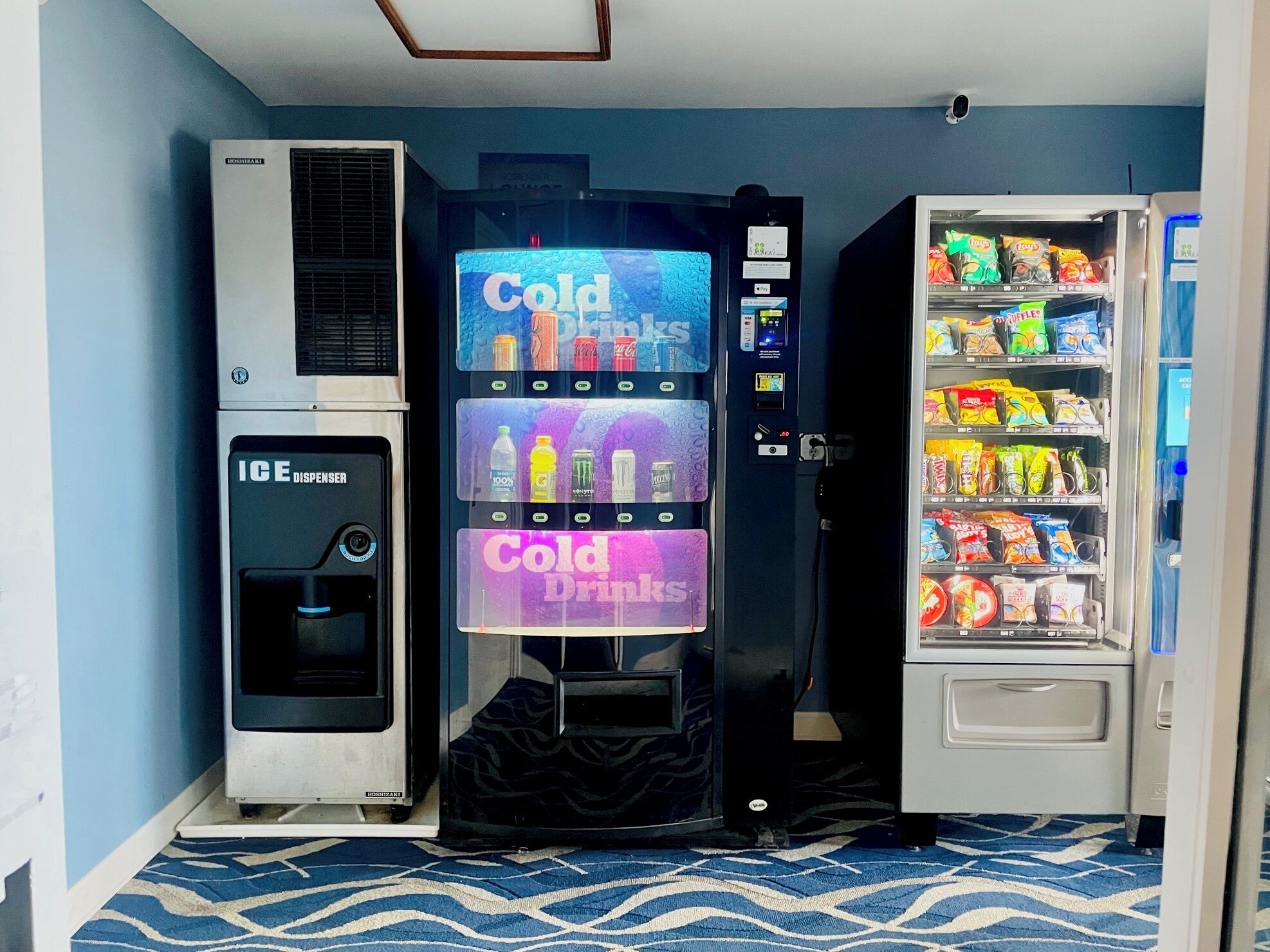 Ice/Drink/Snack Vending Machine