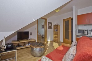 TV, DVD player, stereo
