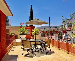 Terrace/patio - VILLAS CASA DIVINA AT SAN FELIPE AREA (Oaxaca)