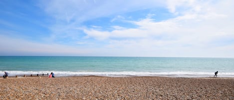 On the beach