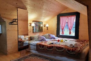 2 bedrooms, iron/ironing board, free WiFi, bed sheets - Chalet Birchwood With Whirlpool and Sauna, Breznički Hum, Croatia (Breznički Hum)