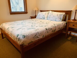 2 makuuhuonetta, vuodevaatteet