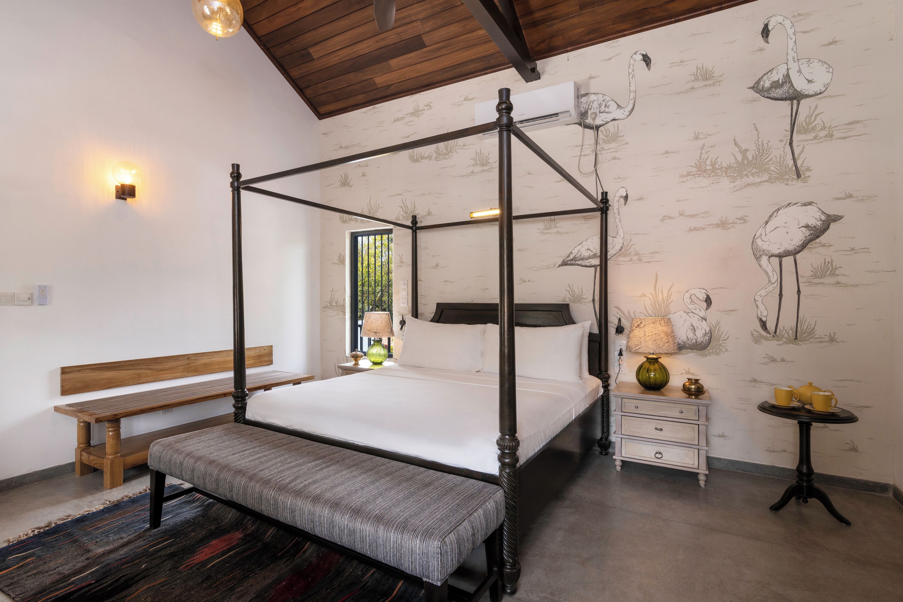 Egyptian cotton sheets, premium bedding, pillow-top beds, minibar