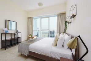 Standard Apartment, 2 Bedrooms, Non Smoking | Balcony view - Maison Privee - Lovely Apt w/ Lake Walkways Close to JBR Beach (Dubai)