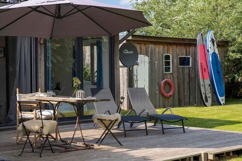 Pommernhaus Bay Cabin, Kamin, SUP's - großer umzäunter Garten