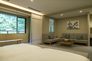 moksa Suite Twin, Non Smoking | Free minibar, in-room safe, soundproofing, free WiFi - moksa Rebirth Hotel (Kyoto)