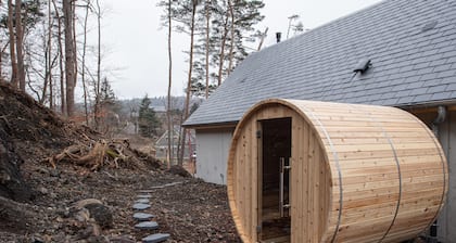 Chalet Grand confort, quiet, exceptional view, Sauna, 6/10 people