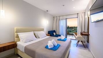 Ropa de cama hipoalergénica y minibar