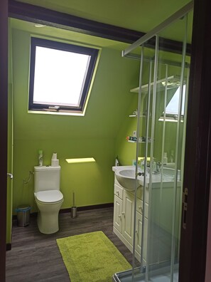 Shower, hair dryer, towels, soap - Vacation home for 10 people 1h15 from Paris (Venon)