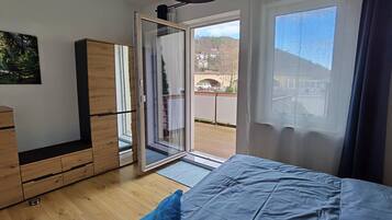 1 Schlafzimmer, kostenloses WLAN, Bettwäsche, Rollstuhlgeeignet