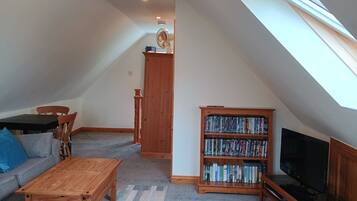 Télévision, lecteur de DVD, livres, vidéothÚque