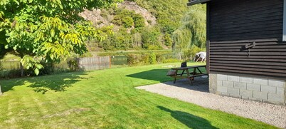 The Meuse is at the end of the garden