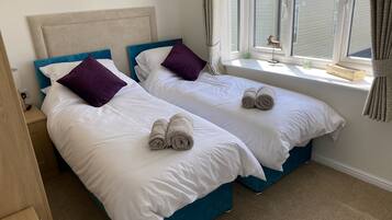 2 slaapkamers, een strijkplank/strijkijzer, wifi, beddengoed