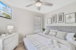 4 bedrooms, iron/ironing board, travel cot, free WiFi
