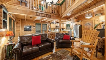 Cabana, 3 dormitoris | Sala d'estar | Televisor intel·ligent