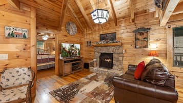 Cabana, 3 dormitoris | Sala d'estar | Televisor intel·ligent