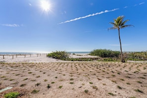 On the beach