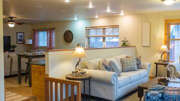 智能電視、壁爐、音響