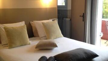 1 kamar tidur dan seprai linen