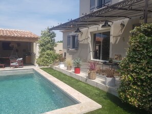 Outdoor pool - House St Rémy de Provence with swimming pool 6 persons (Saint-Rémy-de-Provence)