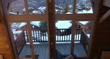 Superbe Chalet **** station La Plagne-Montalbert pieds des pistes