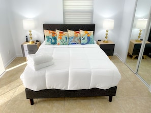 4 bedrooms, iron/ironing board, free WiFi, bed sheets
