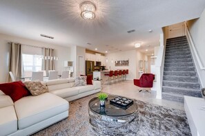 Condo, Multiple Beds (4825 LL - Storey Lake - 5BD/4BA Priva) | Living area - 4825 LL - Storey Lake - 5bd/4ba Private Pool (Kissimmee)