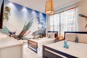 5 bedrooms, bed sheets