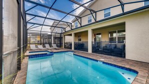 House, Multiple Beds (4507 NL Stunning 6BR, Private Pool & ) | Pool | A heated pool - 4507 NL Stunning 6br, Private Pool & Spa (Kissimmee)