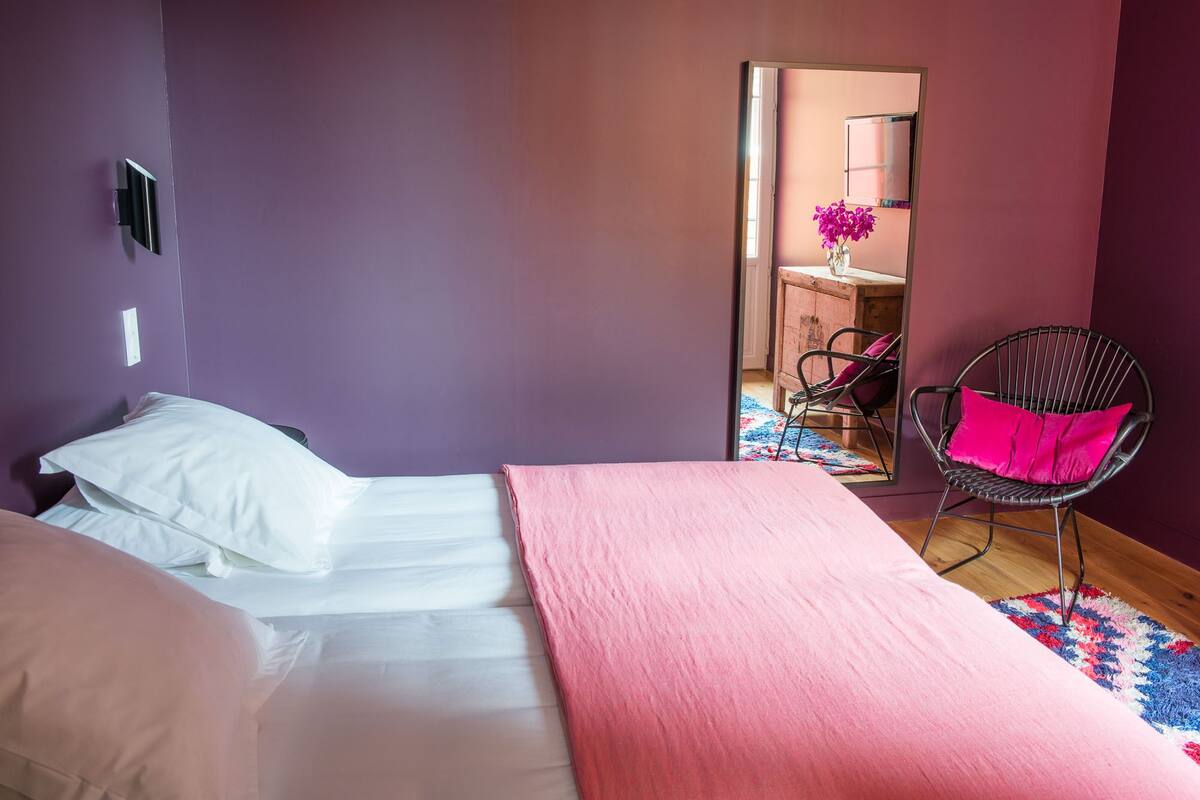 Deluxe-Doppelzimmer | Hochwertige Bettwaren, Select-Comfort-Betten, individuell dekoriert