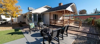 The Grove on Main with Basement Game Room and Large Patio