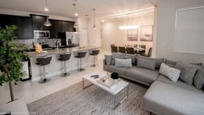 Condo, Multiple Beds (1556 PD - Poolside Bliss: Enchanted 4) | Living area - 1556 PD - Poolside Bliss: Enchanted 4BR Townhome (Davenport)