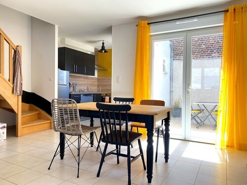 Maison tout confort avec  2 chambres proche Berck-sur-mer/parking fermé