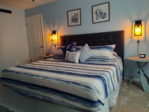 3 soverom, strykejern/-brett, reiseseng for barn og wi-fi (inkludert)