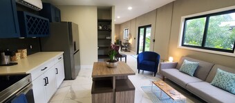 Stylish cozy modern open concept guest house