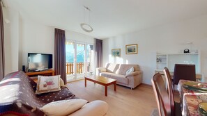 TV, DVD player - Hortensia H 023 - VIEW apartment 6 pers (Veysonnaz)