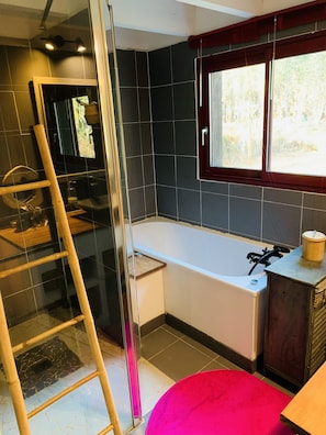 Bathroom - Hacienda de la Canopée (Hourtin)