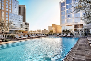 Outdoor pool, pool cabanas (surcharge), pool umbrellas