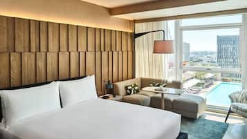 Premium kamer, 1 kingsize bed | Uitzicht op de stad