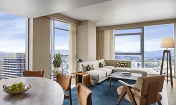 Premium Mountain View Suite | City view at Conrad Los Angeles