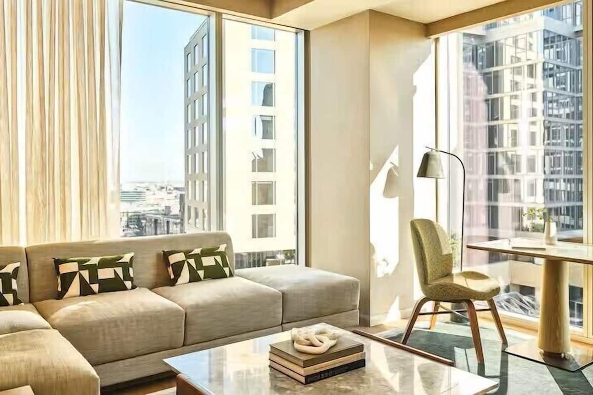 55-inch LCD TV with satellite channels, TV, Netflix