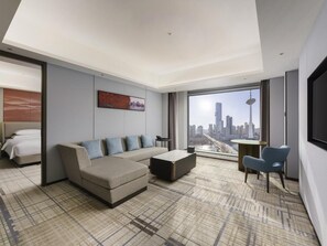 Swiss, Suite, 1 King Bed, City View | Down comforters, minibar, soundproofing, iron/ironing board - Swissotel Shenyang (Shenyang)